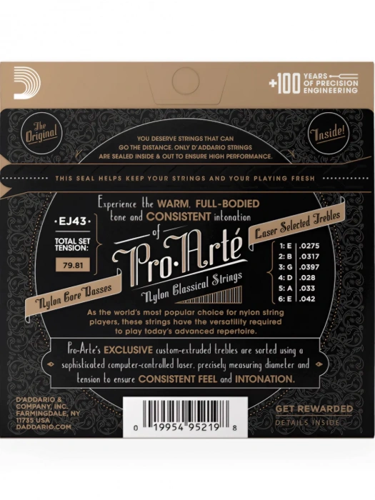 D'Addario EJ43 Pro-Arte Light Tension