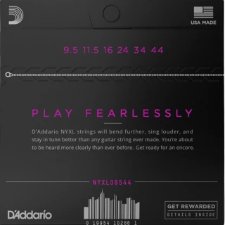 D'Addario NYXL09544 NYXL Electric Super Light Plus 09.5-44