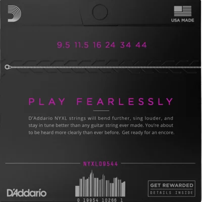 Струни D'Addario NYXL09544 NYXL Electric Super Light Plus 09.5-44