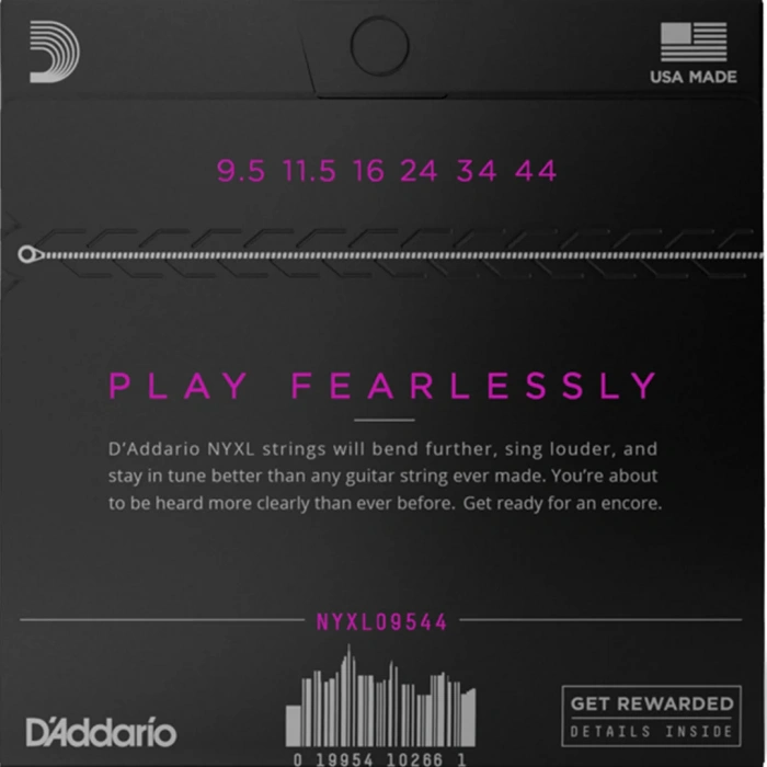 D'Addario NYXL09544 NYXL Electric Super Light Plus 09.5-44