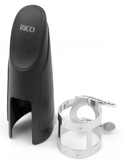 Лігатура D'Addario RTS1N Rico Ligature & Cap for Tenor Sax Hard Rubber-Style Nickel-Plated