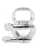 Лігатура D'Addario RTS1N Rico Ligature & Cap for Tenor Sax Hard Rubber-Style Nickel-Plated