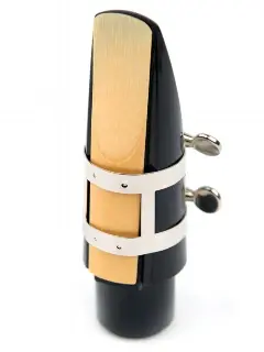 D'Addario RTS1N Rico Ligature & Cap for Tenor Sax Hard Rubber-Style Nickel-Plated