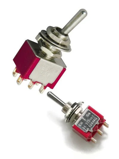 Перемикач Dimarzio EP1107 DPDT Mini Switch - 3 Position (On/Off/On)