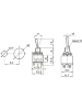 Перемикач Dimarzio EP1107 DPDT Mini Switch - 3 Position (On/Off/On)