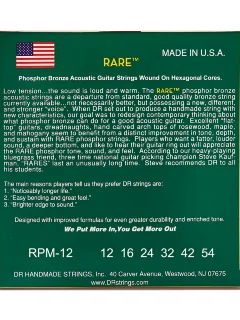 DR RPM-12 Rare Acoustic Phosphor Bronze Light 12-54