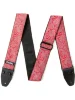 Ремінь для гітари Dunlop D6711 Jacquard Paisley Red Strap