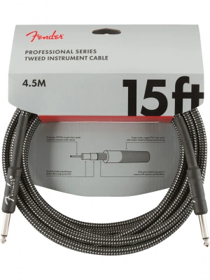 Fender Cable Professional Series 15&#039; Grey Tweed