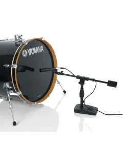 Gator Frameworks GFW-MIC-0822 Telescoping Boom Mic Stand Podcasting & Bass Drum