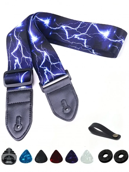 Ремень для гитари Набір для гітаріста ремінь і аксесуари - Lightning