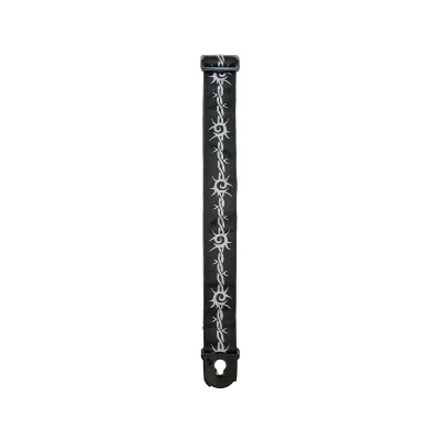 Ремінь для гітари D'Addario 50PLA04 Planet Lock Guitar Strap (Barbed Wire)