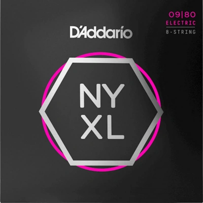 D&#039;Addario NYXL0980 NYXL Electric Super Light 8-String 09-80
