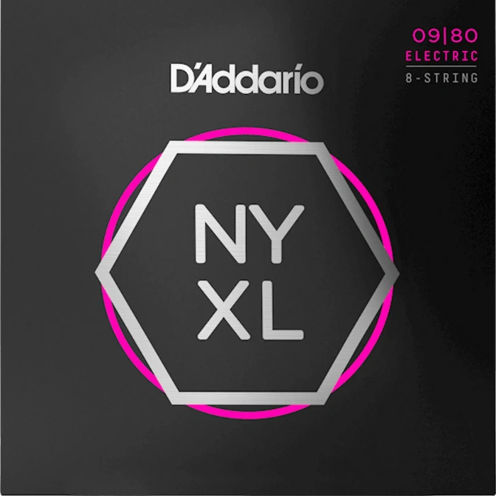 Струны Струны D'Addario NYXL0980 NYXL Electric Super Light 8-String 09-80