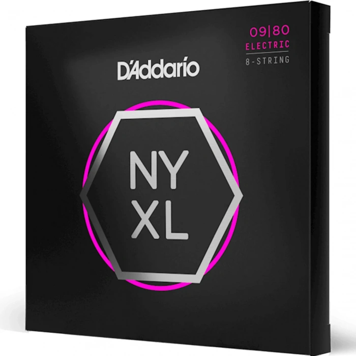 Струны Струны D'Addario NYXL0980 NYXL Electric Super Light 8-String 09-80