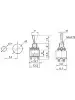 Перемикач Dimarzio EP1108 DPDT Mini Switch - 3 Position (On/On/On)