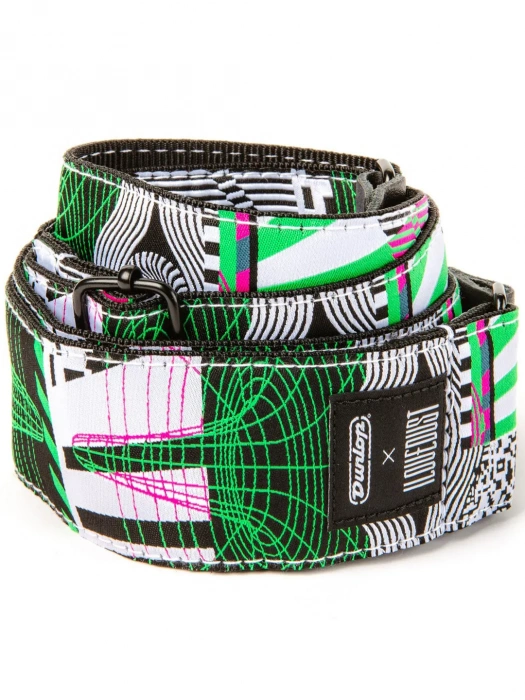 Ремінь для гітари Ремінь для гітари Dunlop ILD16 Ilovedust Tempest Fuzz Strap