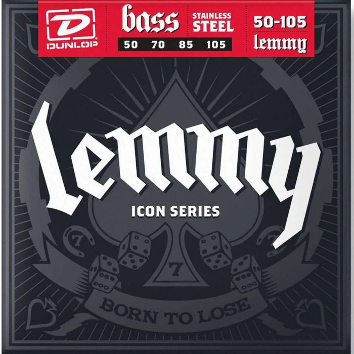 Струни Струни Dunlop LKS50105 Lemmy Kilmister Icon Signature Bass Strings 50-105