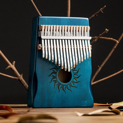 Калімба Калімба Hluru Huashu KHS17 Sun Poplar Blue (17 нот, тополя)