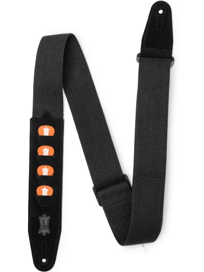 Ремінь для гітари Levy’s MC2PH-BLK PickPocket Cotton Series (Black)