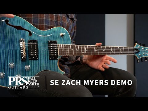 Напівакустична гітара Напівакустична гітара PRS SE Zach Myers (Myers Blue)