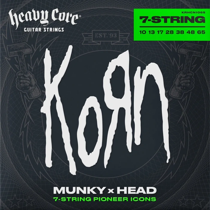 Струни Струни Dunlop KRHCN10657 Heavy Core Korn Guitar Strings 10-65