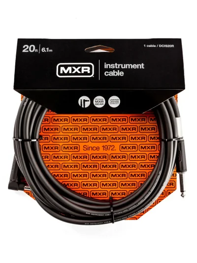 Інструментальний кабель MXR DCIS20R Standard Instrument Cable Straight/Right (6m)