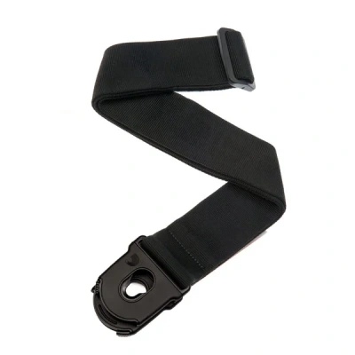 D&#039;Addario 50PLA05 Planet Lock Guitar Strap (Black)