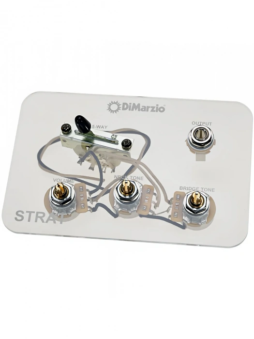 Набір електроніки Набір електроніки Dimarzio GW2108A5 Strat Wiring Harness With 5-Way Switch and 250K Pots