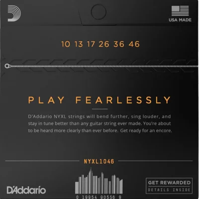 Струни D'Addario NYXL1046 NYXL Electric Regular Light 10-46