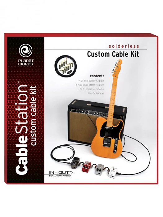 Патч-кабель Патч-кабель D'Addario PW-GPKIT-50 DIY Solderless Instrument Cable Kit