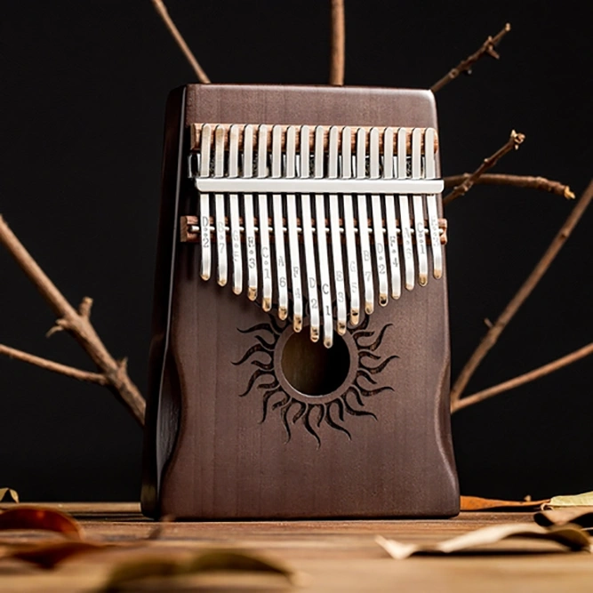 Калімба Калімба Hluru Huashu KHS17 Sun Poplar Brown (17 нот, тополя)