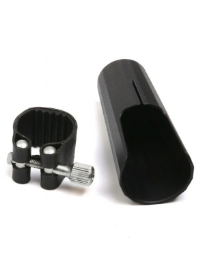 J.Michael D-02 Leather Clamp and Cap for Soprano Sax