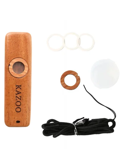 Дудка казу Overtone Wooden Kazoo Square