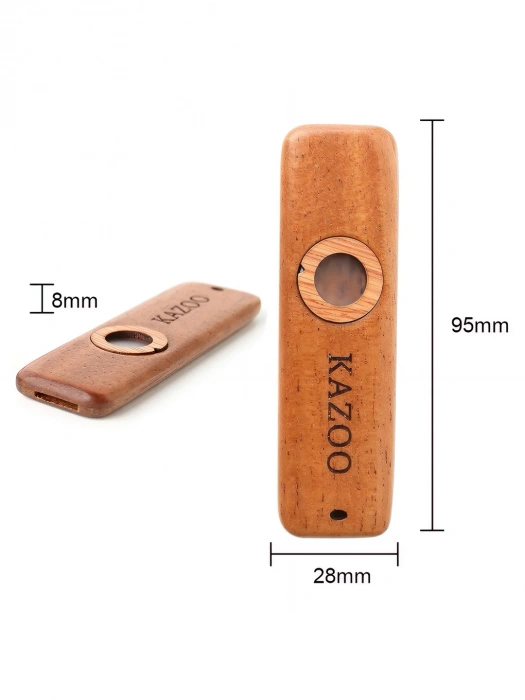 Overtone Wooden Kazoo Square