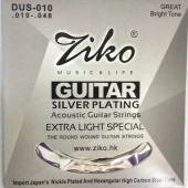 Ziko DUS-010 Silver Wound 10-48 Ziko DUS-010 Silver Wound 10-48