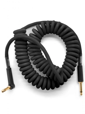 MXR Coil Cable Black Right/Straight (4.5m)