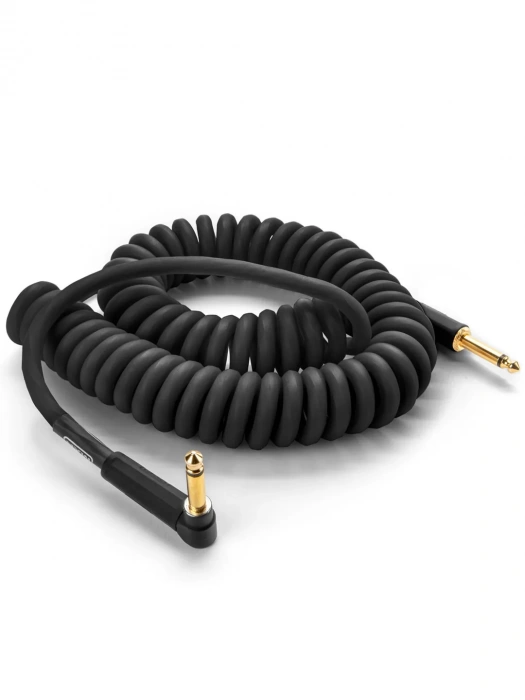 MXR Coil Cable Black Right/Straight (4.5m)