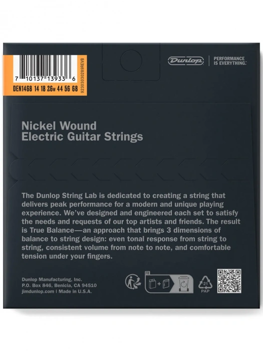 Dunlop DEN1468 Nickel Wound Electric Baritone 14-68