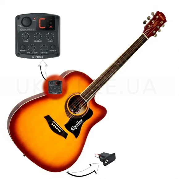 Електро-акустична гітара Equites EQ901CE BS 41