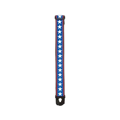 Ремінь для гітари D'Addario 50PLA10 Planet Lock Guitar Strap (Stars & Stripes)