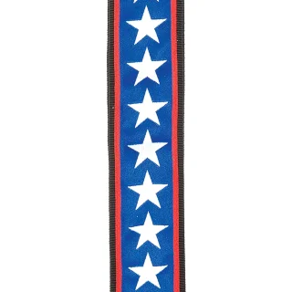 D'Addario 50PLA10 Planet Lock Guitar Strap (Stars & Stripes)