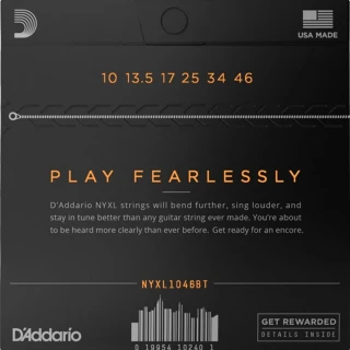 D'Addario NYXL1046BT NYXL Electric Balanced Tension Regular Light 10-46