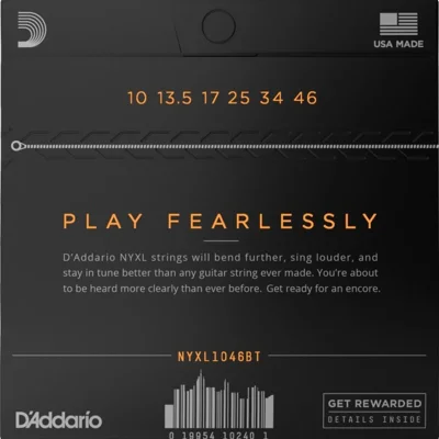 Струни D'Addario NYXL1046BT NYXL Electric Balanced Tension Regular Light 10-46