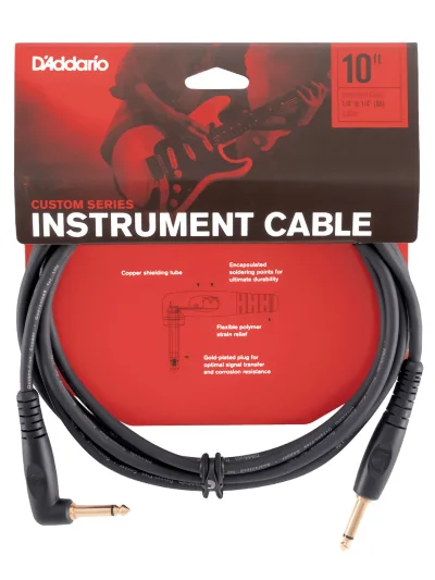 Інструментальний кабель D'Addario PW-GRA-10 Custom Series Instrument Cable (3m)