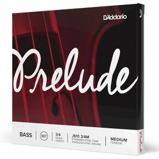 D'Addario J612 3/4M Prelude Bass Single D String