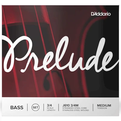 Струни D'Addario J612 3/4M Prelude Bass Single D String
