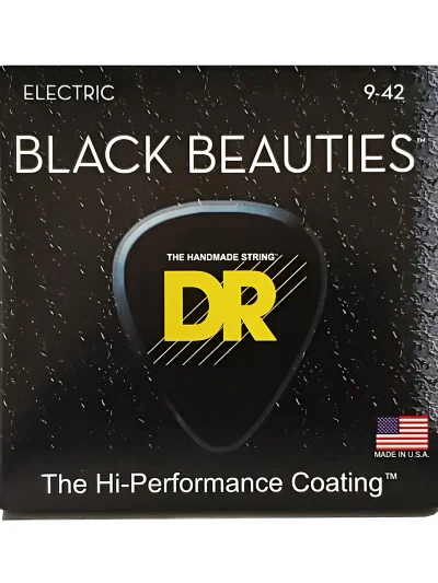 Струни DR BKE-9 Black Beauties Electric Light 9-42