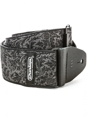 Dunlop D6714 Jacquard Black Thistle Strap