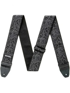 Dunlop D6714 Jacquard Black Thistle Strap