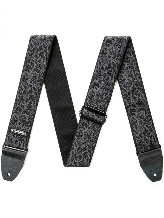 Dunlop D6714 Jacquard Black Thistle Strap